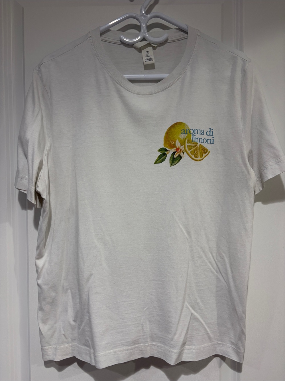 Aroma di Limoni White Graphic Men’s T-Shirt